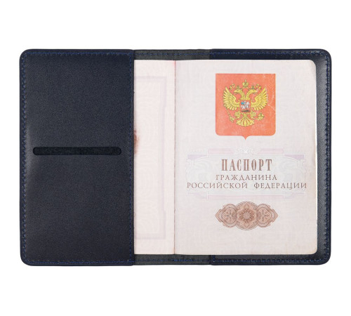 Обложка для паспорта Remini, темно-синяя