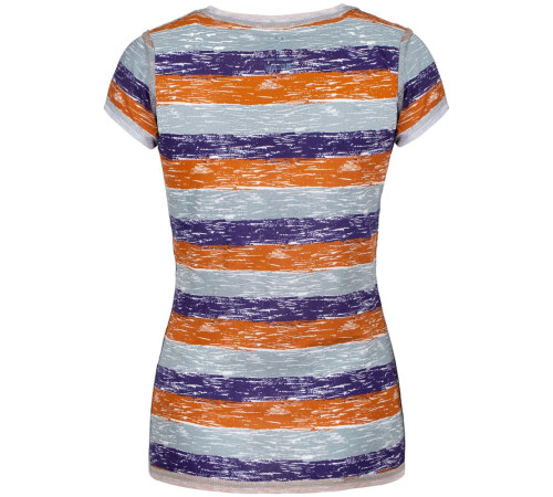 Футболка женская «Амазонка» двусторонняя, оранжевая с фиолетовым