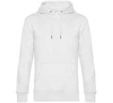 Толстовка с капюшоном унисекс King, белая