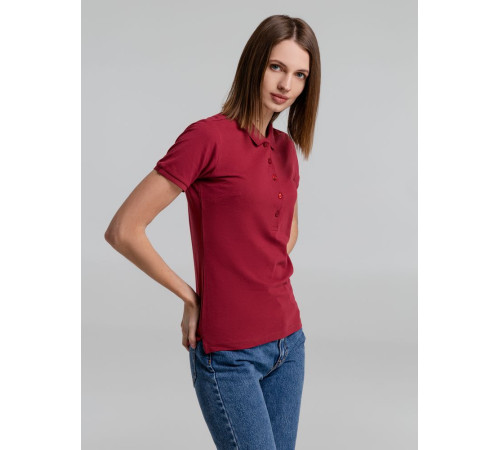 Рубашка поло женская Neptune, вишнево-красная