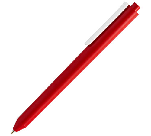 Ручка шариковая Pigra P03 Mat, красная с белым