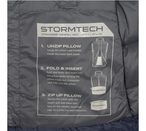 Жилет компактный женский Stavanger, черный