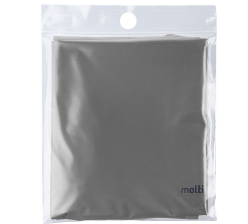 Дождевик-плащ CloudTime, серебристый