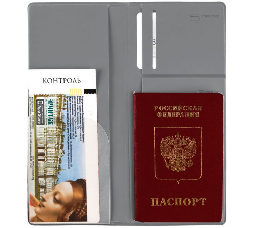 Дорожный органайзер Dorset, светло-серый