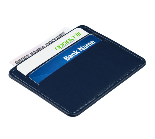 Чехол для карточек Nebraska, синий