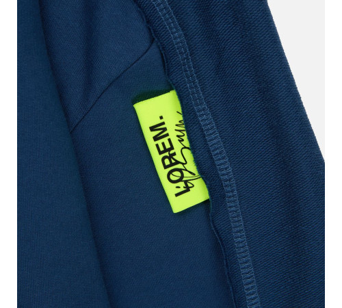 Лейбл тканевый Epsilon, L, желтый неон