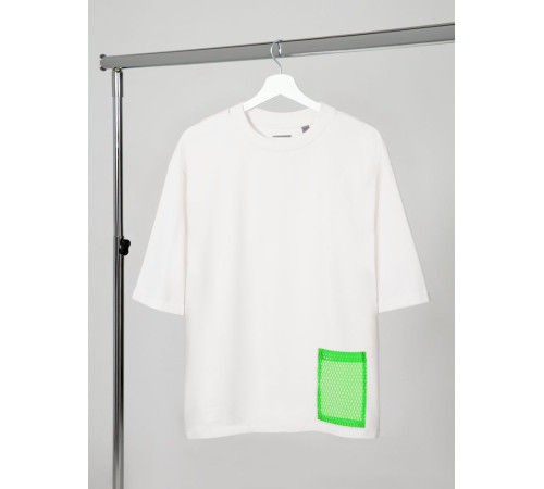 Футболка оверсайз унисекс Kosmos 2.0, кремовая