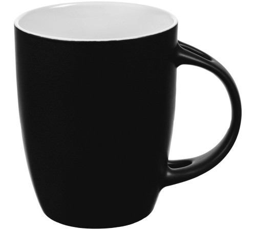 Кружка с ложкой Cheer Up, ver.2, черная