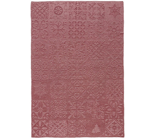 Плед Ornamental, бордовый