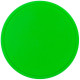 Лейбл из ПВХ Dzeta Round, L, зеленый неон