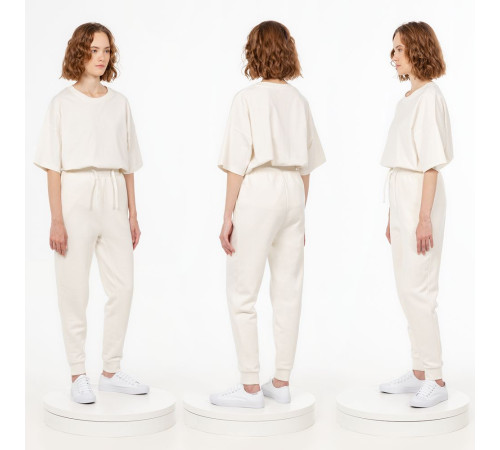 Джоггеры J2, молочно-белые