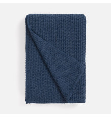 Плед Serenita, синий (джинс)