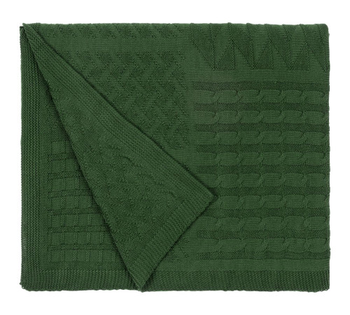 Плед Snippet, темно-зеленый