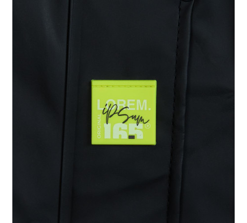 Лейбл из ПВХ Kare, желтый неон