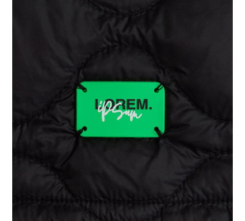 Лейбл из ПВХ Kreta, S, зеленый неон