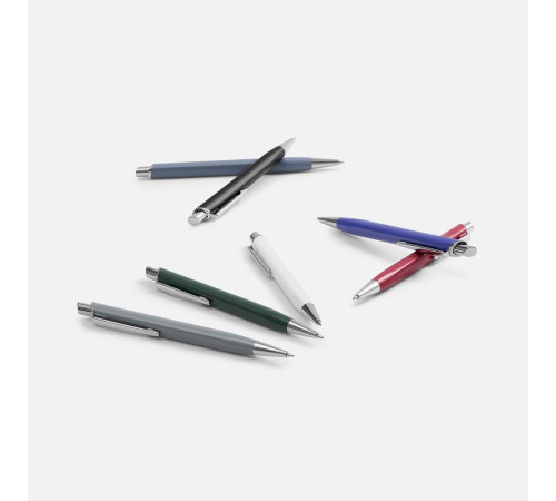 Ручка шариковая Konvent, матовая, красная