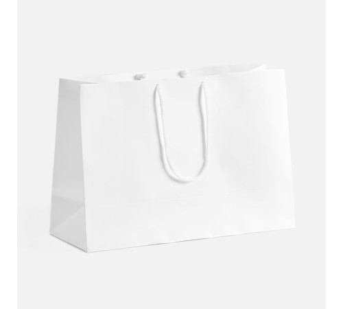 Пакет бумажный с ламинацией Lami Tote M, белый