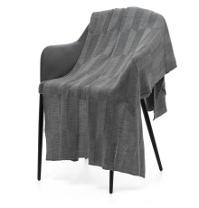 Плед Rombus, серый меланж