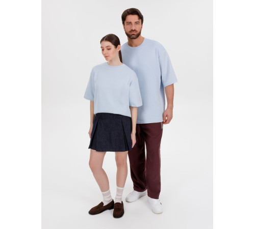 Джемпер с коротким рукавом Siluetti Volumica, светло-голубой