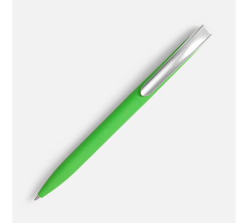 Ручка шариковая Pin Soft Touch, зеленая