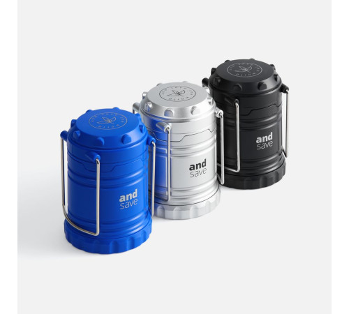 Кемпинговый фонарь Lindau, серебристый