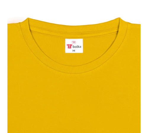 Футболка унисекс T-Bolka 180, желтая