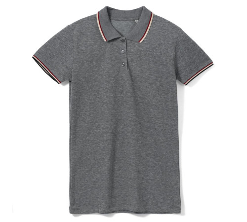 Рубашка поло женская Paname Women, черный меланж