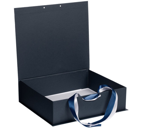 Коробка на лентах Tie Up, темно-синяя