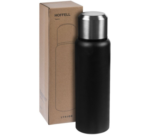 Термос с ситечком Hoffell, черный