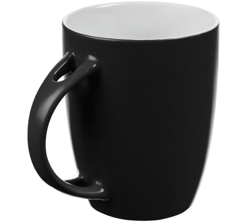 Кружка с ложкой Cheer Up, ver.2, черная