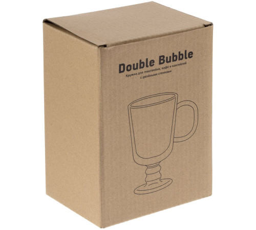 Кружка с двойными стенками для глинтвейна и коктейлей Double Bubble