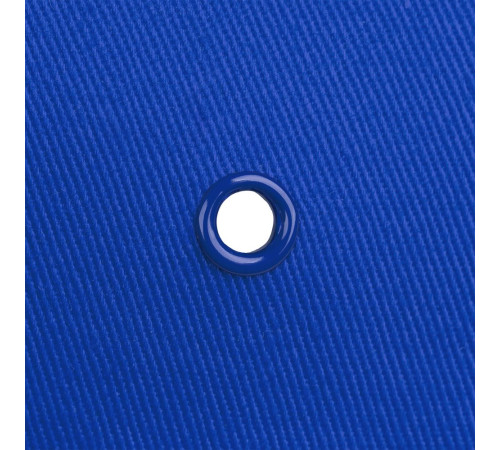 Бейсболка Canopy, ярко-синяя с белым кантом