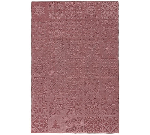 Плед Ornamental, бордовый