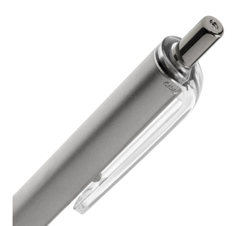 Ручка шариковая Easy Grip, серебристая