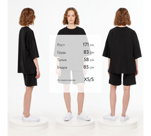 Футболка унисекс оверсайз T1, черная