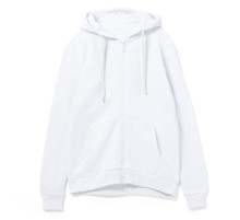 Толстовка на молнии с капюшоном Siverga Heavy 2.0, белая