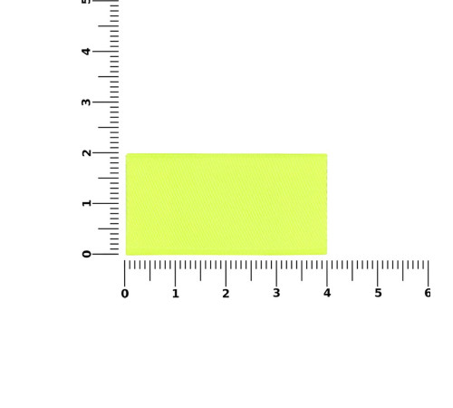 Лейбл тканевый Epsilon, XXS, желтый неон