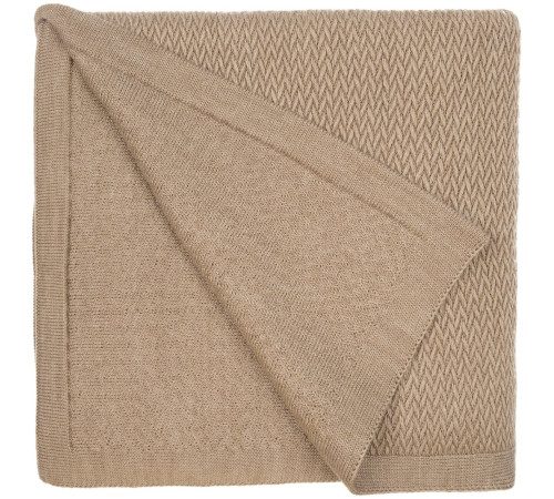 Плед Ornato, бежевый (миндальный меланж)