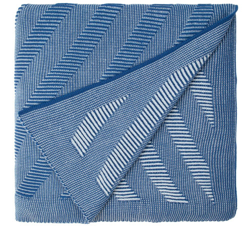 Плед Locus Solus, синий с голубым