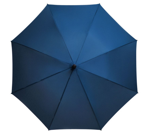 Зонт-трость Magic с проявляющимся цветочным рисунком, темно-синий