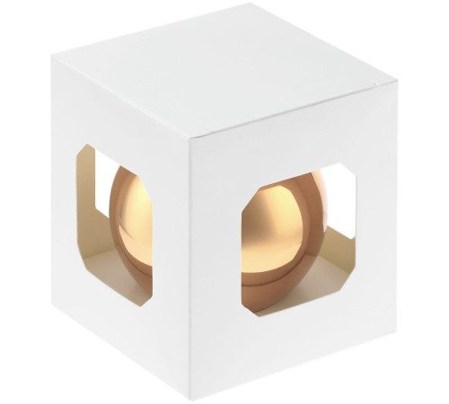 Оформительский шар Finery, 8 см, глянцевый золотистый