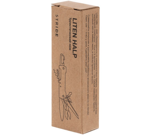 Туристический нож Liten Halp, черный