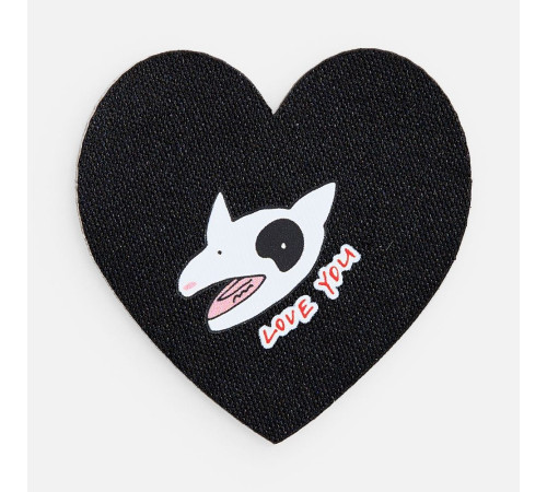 Наклейка тканевая Lunga Сor, M, черная