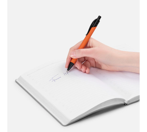 Ручка шариковая Undertone Black Soft Touch, оранжевая