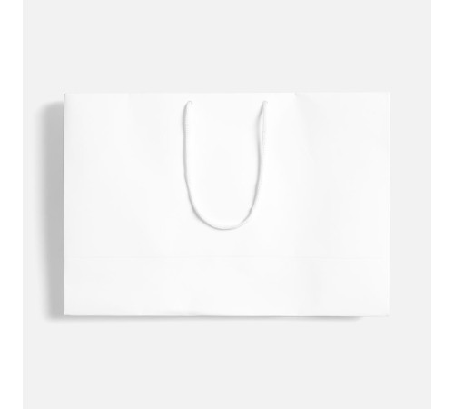 Пакет бумажный с ламинацией Lami Tote M, белый