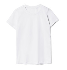 Футболка женская T-bolka Lady, белая (белоснежная)