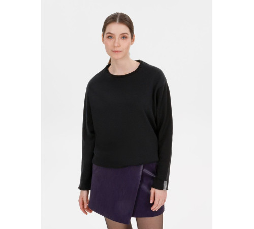 Лонгслив унисекс Siluetti Fuori, черный