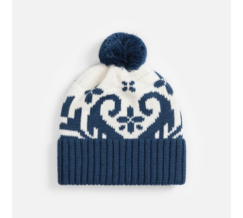 Шапка Wintertude, синяя с белым
