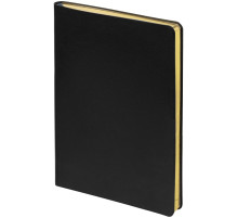 Ежедневник Nebraska Flex, недатированный, черный с золотистым