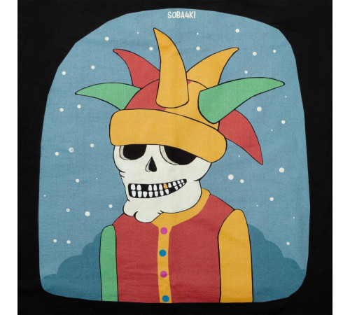 Футболка «Шут», черная